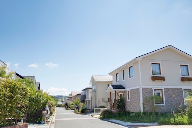 明るい住宅街
