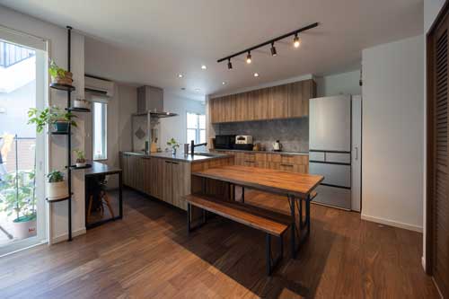 対面式オープンキッチン