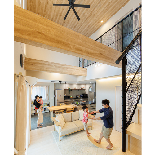 おしゃれで明るいリビング