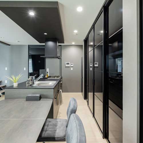 おしゃれな壁面収納